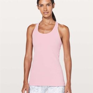 Lululemon rose pink racer back tank top